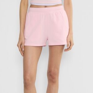 aritzia tna fleece sweatshorts